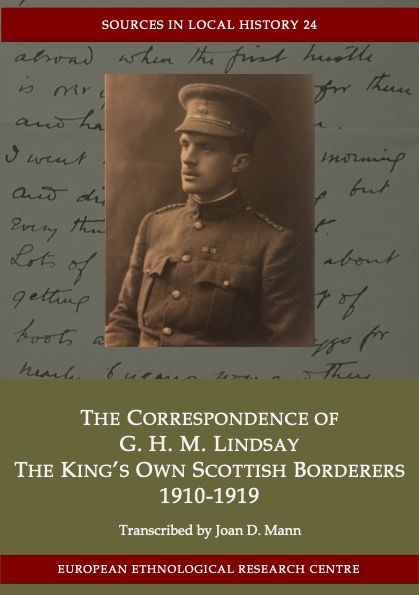 Front cover of the correspondence of GHM Lindsay
