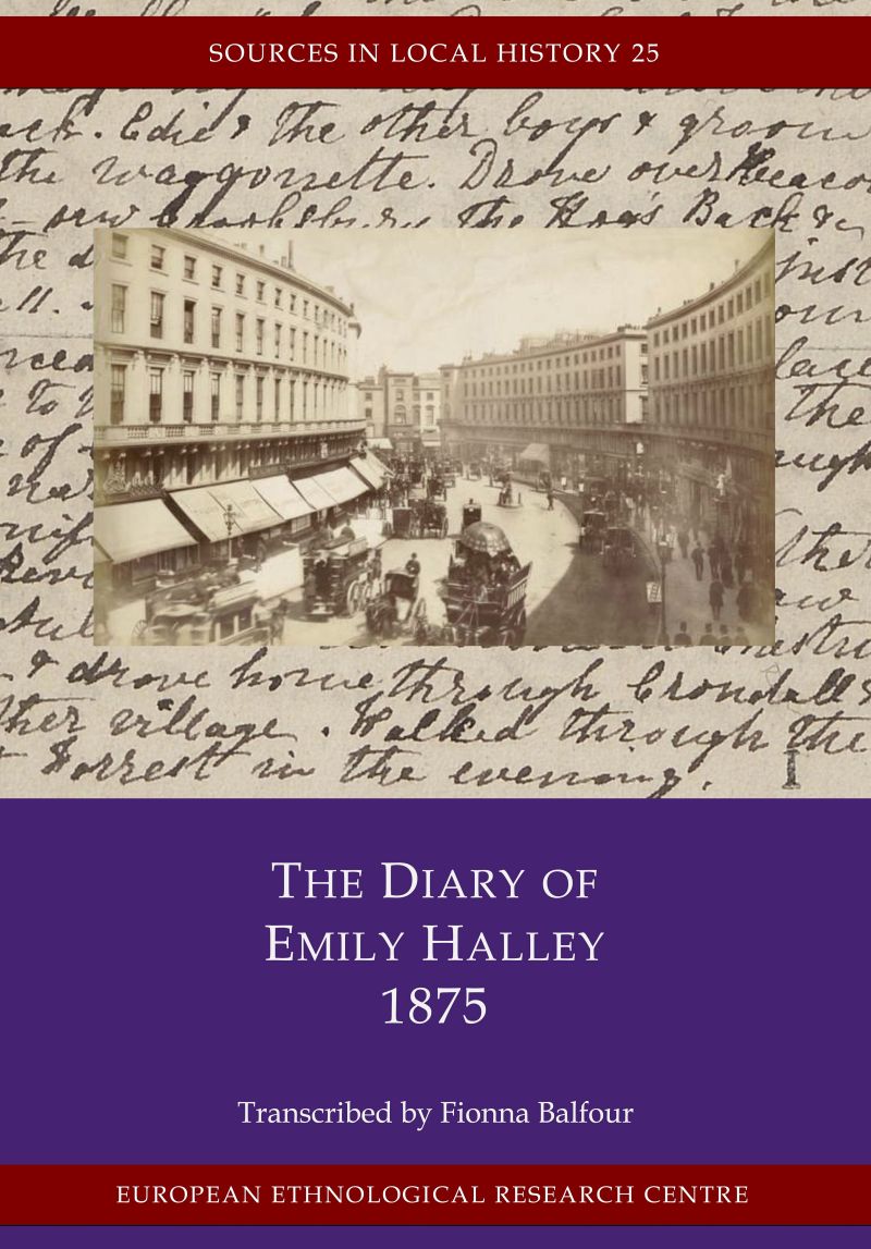 The Diary of Emily Halley 1875 Front Cover