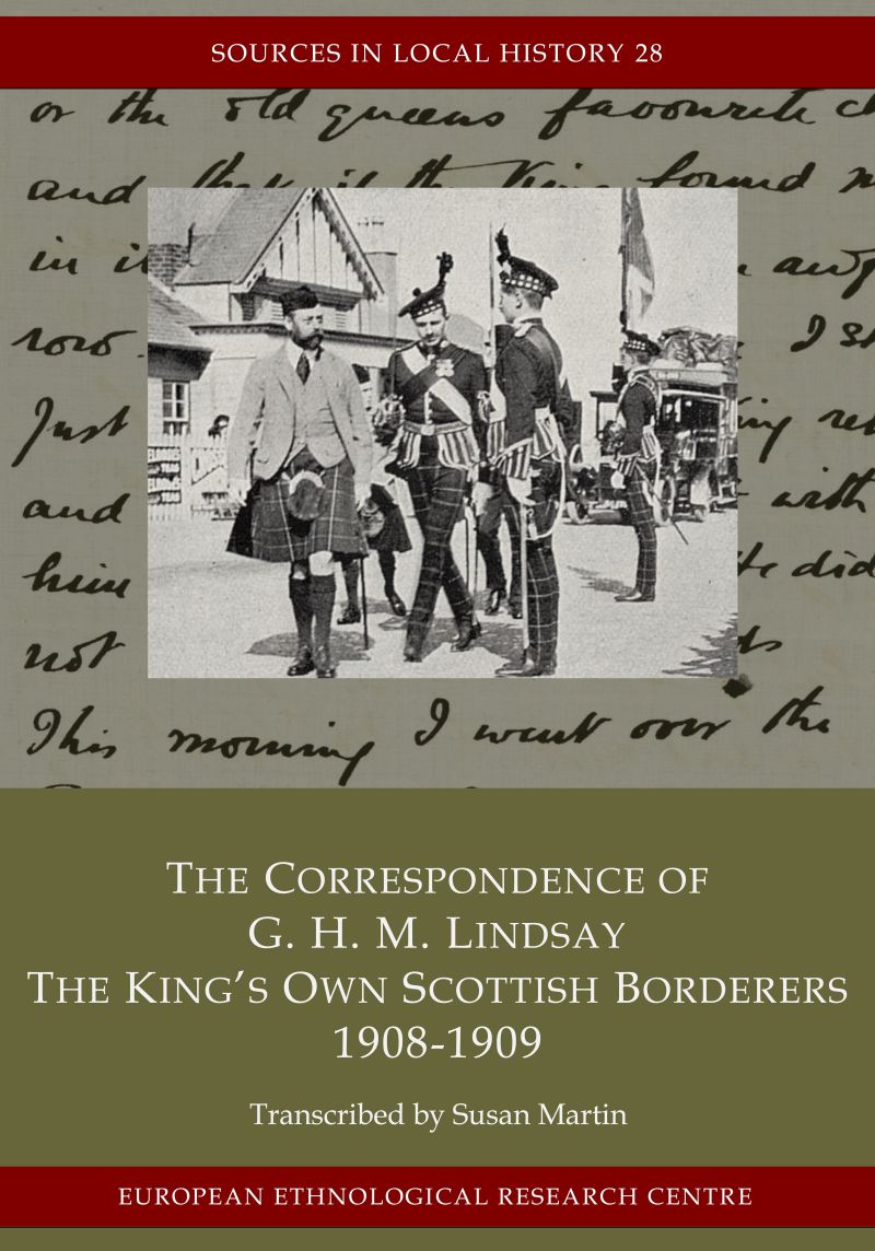 The Correspondence of G. H. M. Lindsay The King’s Own Scottish Borderers 1908-1909 front cover